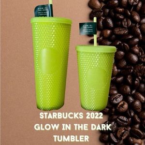 2022 Starbucks Glow In the Dark Tumbler 18oz SUPER RARE !!!